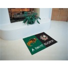 North Dakota Fighting Hawks and North Dakota State Bison 34" x 44.5" House Divided Mat