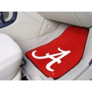 Alabama Crimson Tide 17" x 27" Carpet Auto Floor Mat (Set of 2 Car Mats - Crimson 'A')