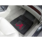 Alabama Crimson Tide 17" x 27" Heavy Duty 2-Piece Vinyl Car Mat Set (Crimson 'A')