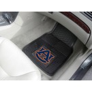 Auburn Tigers 17" x 27" Heavy Duty 2-Piece Vinyl Car Mat Set