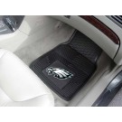 Philadelphia Eagles 17" x 27" Heavy Duty 2-Piece Vinyl Car Mat Set