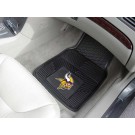 Minnesota Vikings 17" x 27" Heavy Duty 2-Piece Vinyl Car Mat Set