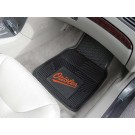 Baltimore Orioles 17" x 27" Heavy Duty 2-Piece Vinyl Car Mat Set