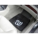 Washington Nationals 17" x 27" Heavy Duty 2-Piece Vinyl Car Mat Set