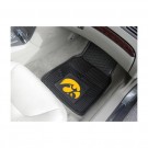 Iowa Hawkeyes 17" x 27" Heavy Duty 2-Piece Vinyl Car Mat Set