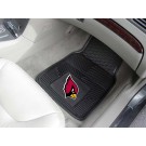 Arizona Cardinals 17" x 27" Heavy Duty 2-Piece Vinyl Car Mat Set