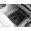 Carolina Panthers 17" x 27" Heavy Duty 2-Piece Vinyl Car Mat Set