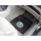 Denver Nuggets 17" x 27" Heavy Duty Vinyl Auto Floor Mat (Set of 2 Car Mats)