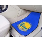 Golden State Warriors 18" x 27" Auto Floor Mat (Set of 2 Car Mats)