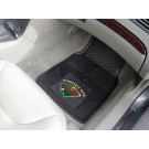 Minnesota Wild 17" x 27" Heavy Duty Vinyl Auto Floor Mat (Set of 2 Car Mats)