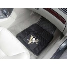 Pittsburgh Penguins 17" x 27" Heavy Duty Vinyl Auto Floor Mat (Set of 2 Car Mats)