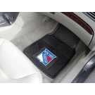 New York Rangers 17" x 27" Heavy Duty Vinyl Auto Floor Mat (Set of 2 Car Mats)