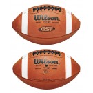 GST Game Ball 1003 Leather Football from Wilson