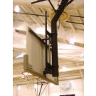 Manual Single Post Adjust-A-Goal for 6 5/8" Diameter Single Post for Rectangular Backboard with 63" x 36" Board Mounting