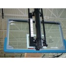 Electric Single Post Adjust-A-Goal for 6 5/8" Diameter Single Post for Rectangular Backboard with 63" x 36" Board Mounting
