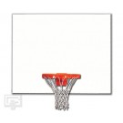 42" x 60" White Steel Rectangular Backboard