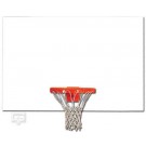 48" x 72" White Steel Rectangular Backboard