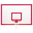 48" x 72" Rectangular Steel Basketball Backboard with Markings