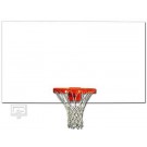 42" x 72" White Steel Rectangular Backboard