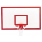 42" x 72" Rectangular Fiberglass Basketball Backboard with Markings