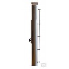 Deluxe Indoor Aluminum Tennis Upright Post