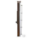 Deluxe Indoor Aluminum Tennis Center Upright Post