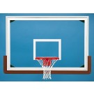 48" x 72" Rectangular Glass Basketball Backboard - In Aluminum Framing