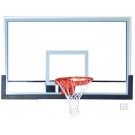 42” x 72” Glass Rectangular Basketball Backboard with Clear View