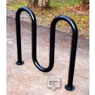 3' 3" Loop-Style Powder Coated Bike Rack (Holds 5 Bikes)