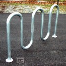 5' 3" Loop-Style Bike Rack (Holds 7 Bikes)