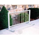 5' Modern Single-Sided Bike Rack (Holds 4 Bikes)