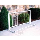 10' Modern Single-Sided Bike Rack (Holds 9 Bikes)