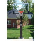 Collegiate Pro Jam Adjustable Basketball System with Glass Backboard