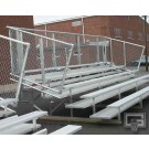 21' Fixed / Stationary Bleachers with Double Foot Planks (5 Row)