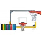 Indoor Scholastic Gymnasium Glass Basketball System