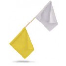 Yellow / White Official's Flag