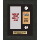 San Antonio Spurs Framed Ticket Display from The Highland Mint