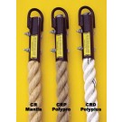 Manila Fiber Indoor Gymnasium Climbing Rope (18' L x 1 1/2" diameter)