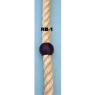 24' Rubber Ball Stop used for Climbing Ropes