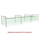 JUGS® Batting Cage Frame For Use with #8 Backyard Softball Net™ (#60 Polyethylene or #96 Polyester)