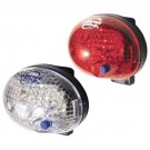 Planet Bike Blinky Safety 1 - White and Red LED Bicycle Light Set