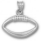 Pierced "Football" Pendant - Sterling Silver Jewelry