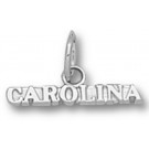 North Carolina Tar Heels "Carolina" Charm - Sterling Silver Jewelry