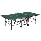 Green Butterfly Outdoor Playback Rollaway Table Tennis Table  (Green)