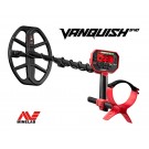 Minelab Vanquish 540 Metal Detector with V12 12" x 9" Waterproof Double-D Coil