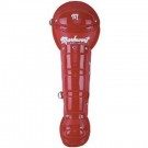 16" Youth Size Single Knee Cap Leg Guards from Markwort - One Pair (Scarlet)