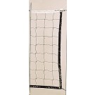 Markwort Black Polyethylene Volleyball Net - White Top Band 