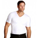 Insta Slim As Seen On TV Men's Compression Short Sleeve V-neck Shirt