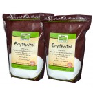 NOW Real Food™ Erythritol Natural Sweetener - 2.5 lb. Bag (Two Pack)