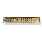 Steel Street Sign:  "HOUSTON ASTROS AVE."